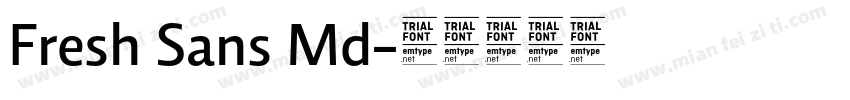 Fresh Sans Md字体转换